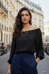 Off-shoulder tunic